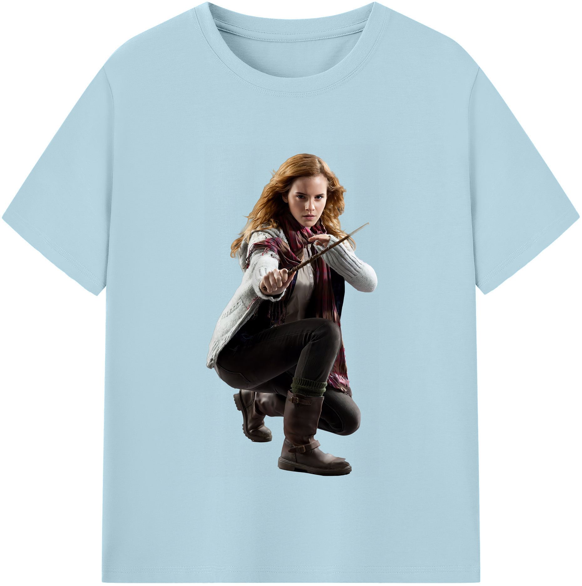 （画像用） Harry Potter ハリー・ポッターシリーズ 綿100％半袖Tシャツ（フロントプリント）